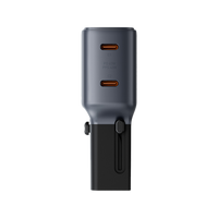 ENERGEA TRAVELGO ADAPTER 45, 2C 45W - GUNMETAL