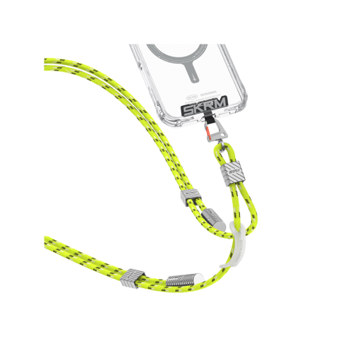 SKINARMA DYNO VE 2-IN-1 LANYARD AND CHARGING CABLE (C-TO-C) Nylon + Zinc Alloy NITE GLOW