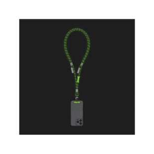 SKINARMA DYNO VE 2-IN-1 LANYARD AND CHARGING CABLE (C-TO-C) Nylon + Zinc Alloy NITE GLOW