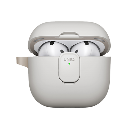 UNIQ CLYDE AIRPODS 4TH GEN (2024) LOCK CASE - MIST GREY (MIST GREY/KHAKI)