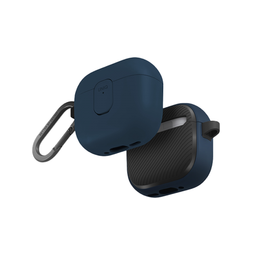 UNIQ CLYDE AIRPODS 4TH GEN (2024) LOCK CASE - BLUE (ROYAL BLUE/DARK GREY)