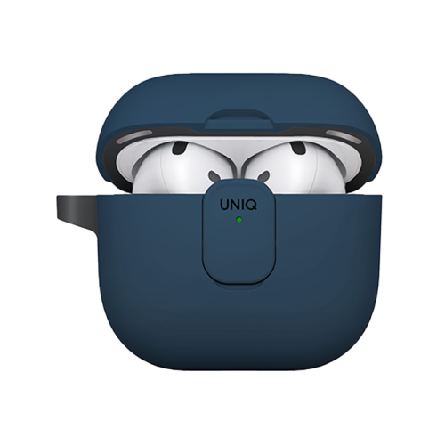 UNIQ CLYDE AIRPODS 4TH GEN (2024) LOCK CASE - BLUE (ROYAL BLUE/DARK GREY)