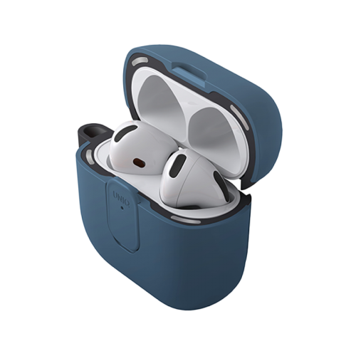 UNIQ CLYDE AIRPODS 4TH GEN (2024) LOCK CASE - BLUE (ROYAL BLUE/DARK GREY)