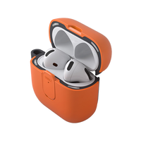 UNIQ CLYDE AIRPODS 4TH GEN (2024) LOCK CASE - VOLT ORANGE (VOLT ORANGE/CHARCOAL)
