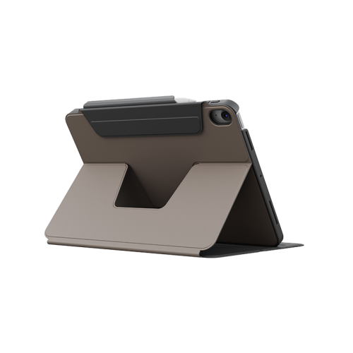 UNIQ ROVUS SNAPMOUNT MAGNETIC 360 ROTATING DETACHABLE CASE FOR IPAD (A16/10TH GEN) - FLINT GREY (FLINT GREY)