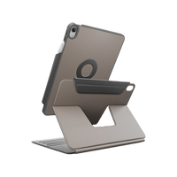 UNIQ ROVUS SNAPMOUNT MAGNETIC 360 ROTATING DETACHABLE CASE FOR IPAD (A16/10TH GEN) - FLINT GREY (FLINT GREY)