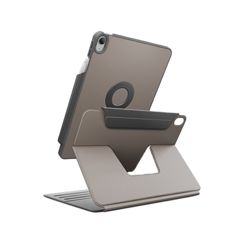 UNIQ ROVUS SNAPMOUNT MAGNETIC 360 ROTATING DETACHABLE CASE FOR IPAD (A16/10TH GEN) - FLINT GREY (FLINT GREY)