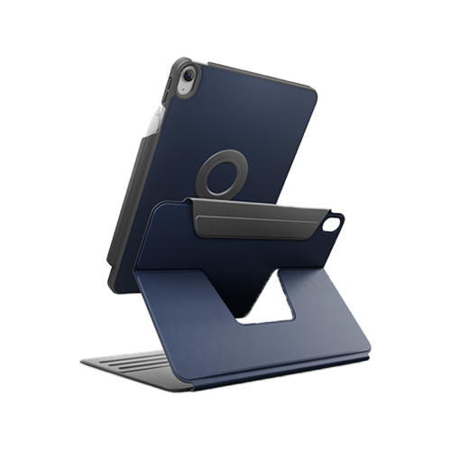 UNIQ ROVUS SNAPMOUNT MAGNETIC 360 ROTATING DETACHABLE CASE FOR IPAD (A16/10TH GEN) - NAVY BLUE (NAVY BLUE)