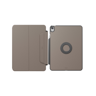 UNIQ ROVUS SNAPMOUNT MAGNETIC 360 ROTATING DETACHABLE CASE FOR IPAD AIR 11 (M2-M3) - FLINT GREY (FLINT GREY)