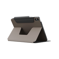 UNIQ ROVUS SNAPMOUNT MAGNETIC 360 ROTATING DETACHABLE CASE FOR IPAD AIR 11 (M2-M3) - FLINT GREY (FLINT GREY)