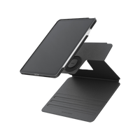 UNIQ ROVUS SNAPMOUNT MAGNETIC 360 ROTATING DETACHABLE CASE FOR IPAD AIR 13 (M2-M3) - FLINT GREY (FLINT GREY)