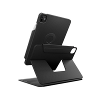 UNIQ ROVUS SNAPMOUNT MAGNETIC 360 ROTATING DETACHABLE CASE FOR IPAD PRO 13 (M4) - DALLAS BLACK (DALLAS BLACK)