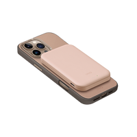 UNIQ LYDEN LEXA 5000MAH MAGNETIC FAST WIRELESS USB-C PD POWER BANK - BLUSH PINK (BLUSH PINK)