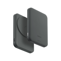 UNIQ LYDEN LEXA 5000MAH MAGNETIC FAST WIRELESS USB-C PD POWER BANK - LICHEN GREEN (LICHEN GREEN)