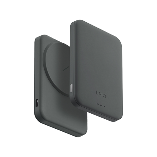 UNIQ LYDEN LEXA 5000MAH MAGNETIC FAST WIRELESS USB-C PD POWER BANK - LICHEN GREEN (LICHEN GREEN)