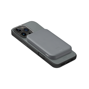 UNIQ LYDEN LEXA 5000MAH MAGNETIC FAST WIRELESS USB-C PD POWER BANK - LICHEN GREEN (LICHEN GREEN)