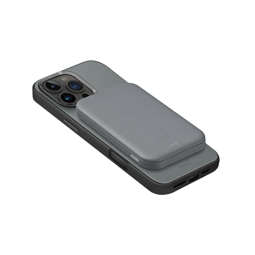 UNIQ LYDEN LEXA 5000MAH MAGNETIC FAST WIRELESS USB-C PD POWER BANK - LICHEN GREEN (LICHEN GREEN)