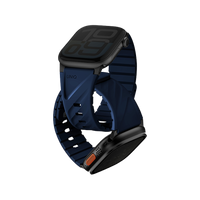 UNIQ FLUO MAGNETIC APPLE WATCH STRAP WITH CONNECTOR BUNDLE 49-40MM - MARINE BLUE (MARINE BLUE)