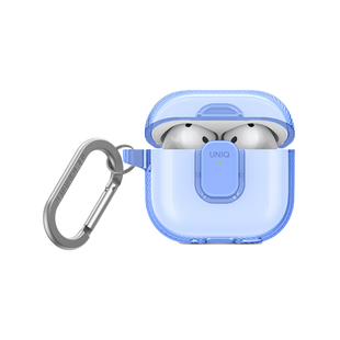 UNIQ GLASE PRO AIRPODS 4TH GEN LOCK CASE - CLOUDY BLUE (CLOUDY BLUE)