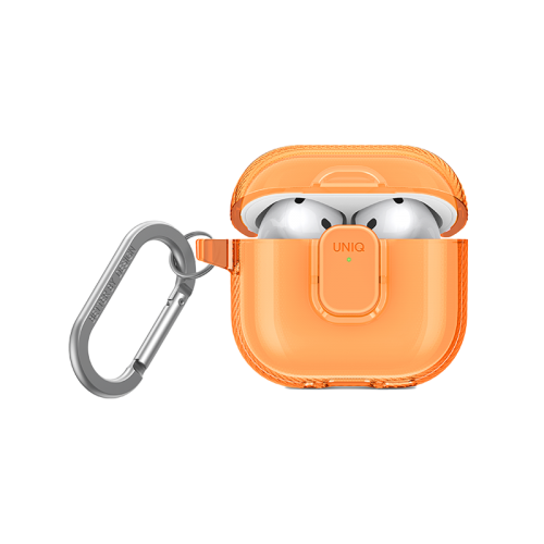 UNIQ GLASE PRO AIRPODS 4TH GEN LOCK CASE - GOLDEN CITRUS (GOLDEN CITRUS)