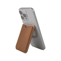 UNIQ LYDEN EVO MAGNETIC STAND CARD HOLDER - CARAMEL (CARAMEL)