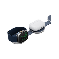 ENERGEA ALUMAG TRIO, 3IN1 FOLDABLE QI2 ALUMINIUM WIRELESS CHARGER 15W - Gunmetal