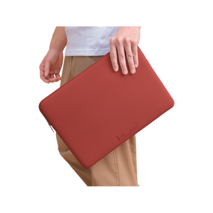 UNIQ CYPRUS RIDGE EDITION WATER-RESISTANT NEOPRENE LAPTOP SLEEVE 13” (UP TO 14") - BURNT SIENNA (BURNT SIENNA)