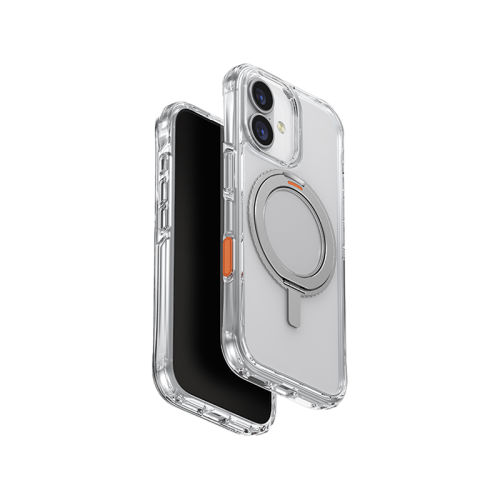 UNIQ HYBRID IPHONE 17 (2025) 6.3 SWIVIX WITH 360 ROTATING KICKSTAND - LUCENT CLEAR