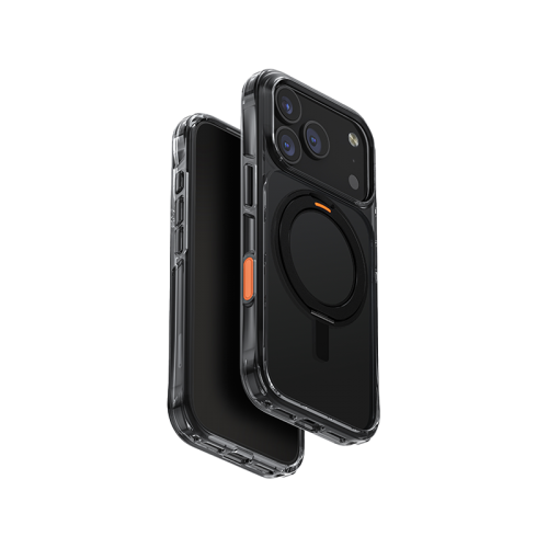 UNIQ HYBRID IPHONE 17 PRO MAX (2025) 6.9 SWIVIX WITH 360 ROTATING KICKSTAND - CARBON BLACK