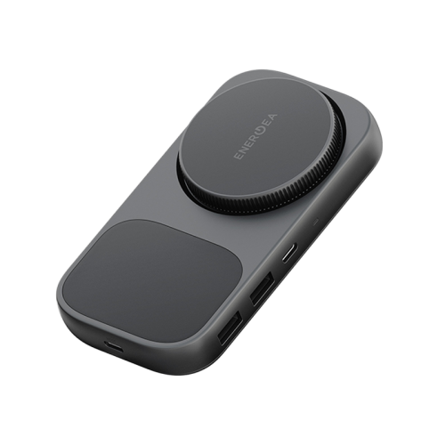 ENERGEA WIDOCK PLUS, 7 IN 1  USB-C 3.1 DOCK WITH QI2 CHARGING - GUNMETAL