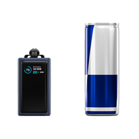 ENERGEA COMPAC ARC 45, 10000MAH POWERBANK WITH BUILT IN 70CM USB-C CABLE PD45W -  BLUE