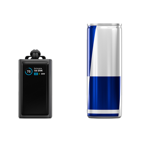 ENERGEA COMPAC ARC 45, 10000MAH POWERBANK WITH BUILT IN 70CM USB-C CABLE PD45W -  GUN