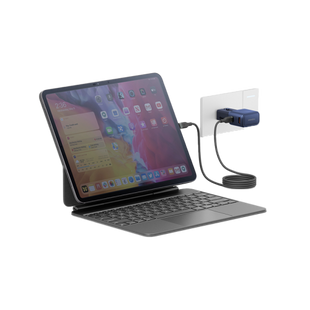 Energea TravelGo 1-Port USB-C & 1-Port USB-A 35W Travel Adapter - Blue