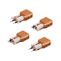 Energea TravelGo 1-Port USB-C & 1-Port USB-A 35W Travel Adapter - Orange