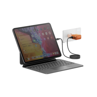 Energea TravelGo 1-Port USB-C & 1-Port USB-A 35W Travel Adapter - Orange