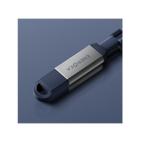 Energea Sheath Travel  2-IN-1 USB-C to USB-C + USB-A 480Mbps with 60W Cable 1.2M - Blue