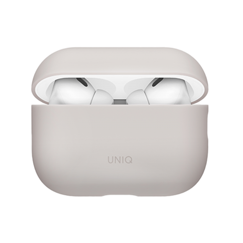 UNIQ LINO HYBRID LIQUID SILICON AIRPODS PRO 3RD GEN CASE - BEIGE IVORY (BEIGE IVORY)