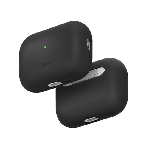 UNIQ LINO HYBRID LIQUID SILICON AIRPODS PRO 3RD GEN CASE - CHARCOAL GREY (CHARCOAL GREY)