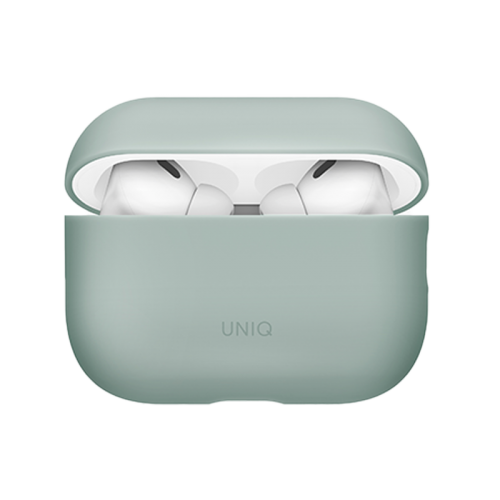 UNIQ LINO HYBRID LIQUID SILICON AIRPODS PRO 3RD GEN CASE - ICEPLANT GREEN (ICEPLANT GREEN)