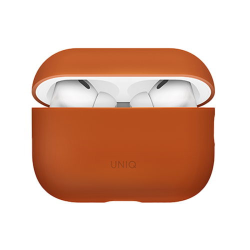 UNIQ LINO HYBRID LIQUID SILICON AIRPODS PRO 3RD GEN CASE - SUNSET ORANGE (SUNSET ORANGE)