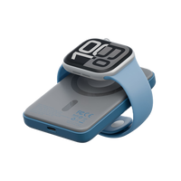 BAZIC GOPOWER SNAP 5K, 3IN1 5000MAH WIRELESS POWERBANK WITH APPLE WATCH CHARGER - BUBBLEGUM