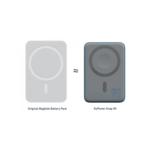 BAZIC GOPOWER SNAP 5K, 3IN1 5000MAH WIRELESS POWERBANK WITH APPLE WATCH CHARGER - BUBBLEGUM