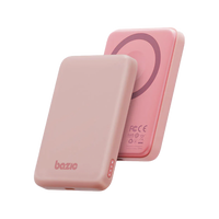 BAZIC GOPOWER SNAP 5K, 3IN1 5000MAH WIRELESS POWERBANK WITH APPLE WATCH CHARGER - PEACH