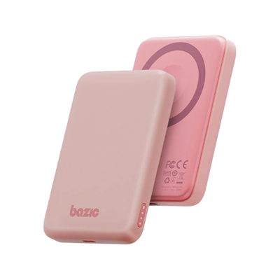 BAZIC GOPOWER SNAP 5K, 3IN1 5000MAH WIRELESS POWERBANK WITH APPLE WATCH CHARGER - PEACH
