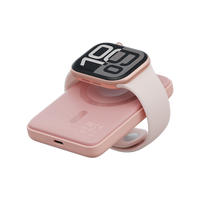 BAZIC GOPOWER SNAP 5K, 3IN1 5000MAH WIRELESS POWERBANK WITH APPLE WATCH CHARGER - PEACH