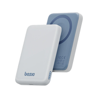 BAZIC GOPOWER SNAP 5K, 3IN1 5000MAH WIRELESS POWERBANK WITH APPLE WATCH CHARGER - VANILLA