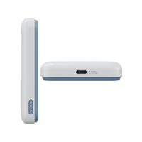 BAZIC GOPOWER SNAP 5K, 3IN1 5000MAH WIRELESS POWERBANK WITH APPLE WATCH CHARGER - VANILLA