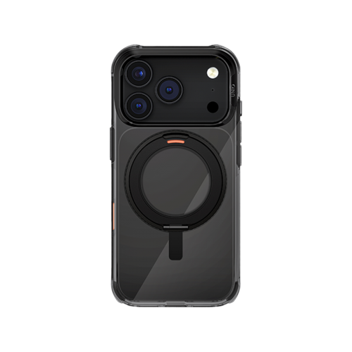 UNIQ HYBRID IPHONE 17 PRO (2025) 6.3 SWIVIX WITH 360 ROTATING KICKSTAND - CARBON BLACK
