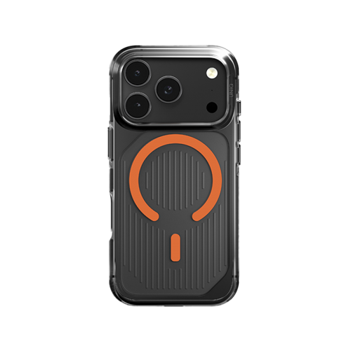 UNIQ HYBRID IPHONE 17 PRO MAX (2025) 6.9 MAGCLICK CHARGING COMBAT ACTIVE - FROST SMOKE / ORANGE (FROST SMOKE / ORANGE)