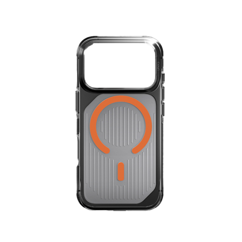UNIQ HYBRID IPHONE 17 PRO MAX (2025) 6.9 MAGCLICK CHARGING COMBAT ACTIVE - FROST SMOKE / ORANGE (FROST SMOKE / ORANGE)
